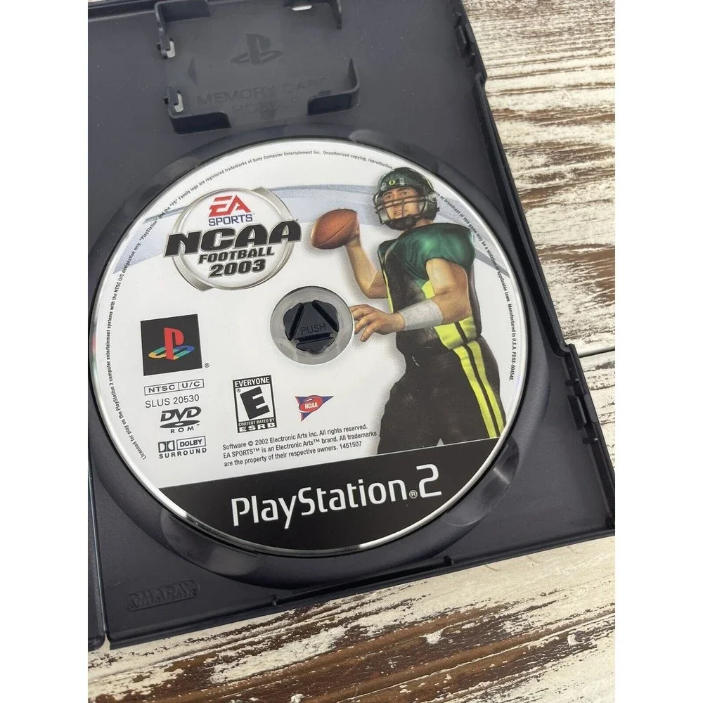 PS2 Sports game Lot of 3 MADDEN 2004 NCAA FOOTBALL NFL Game day‎ 2002 Manual Box